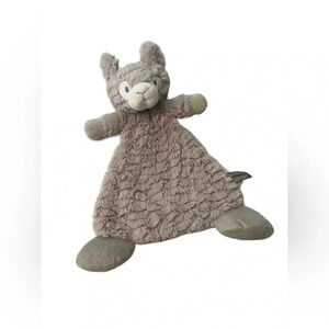 Demdaco Unisex Luna Llama Rattle Blankie Cozie Lovey Baby Toy Sensory Pl…